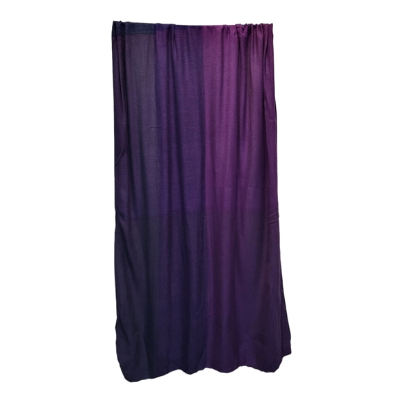 Unbranded Accessories - Elegant Large Purple Blue and Green Ombre Scarf With Fringe